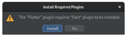 flutter plugin requires dart plugin