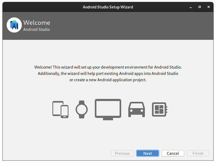 android studio setup wizard 1