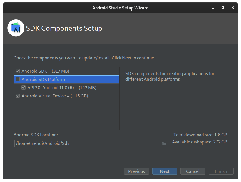 android studio setup wizard 4