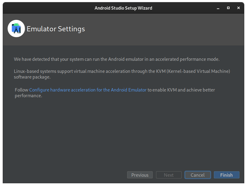 android studio setup wizard 6